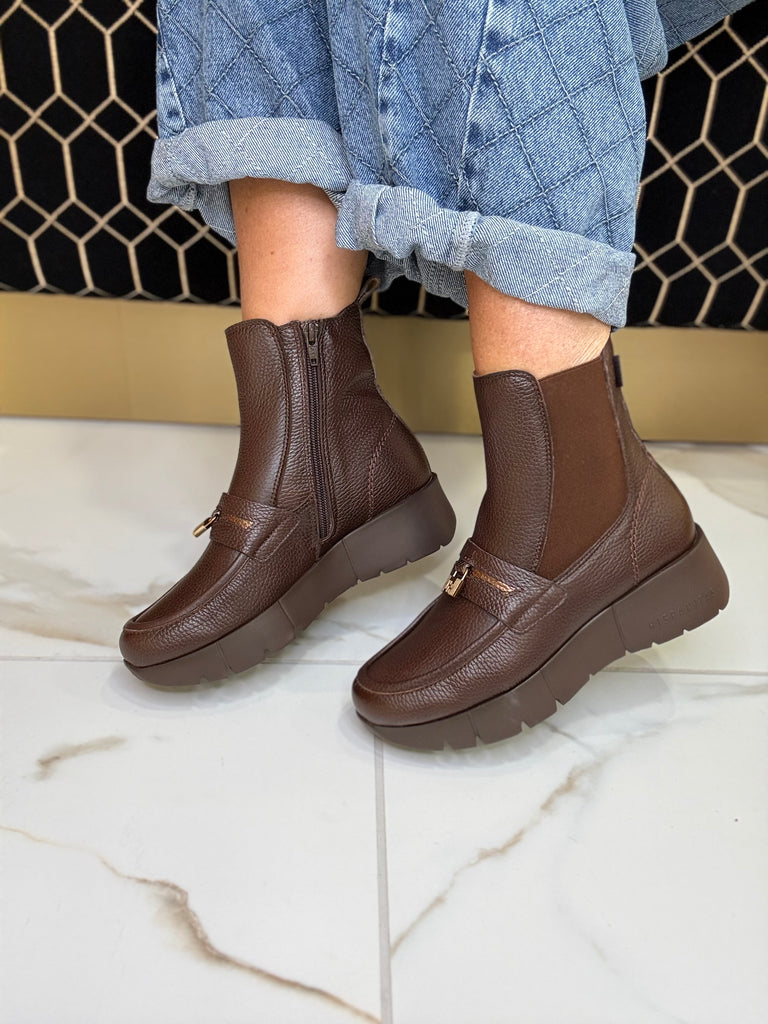 Hispanitas Espresso Ankle Boot
