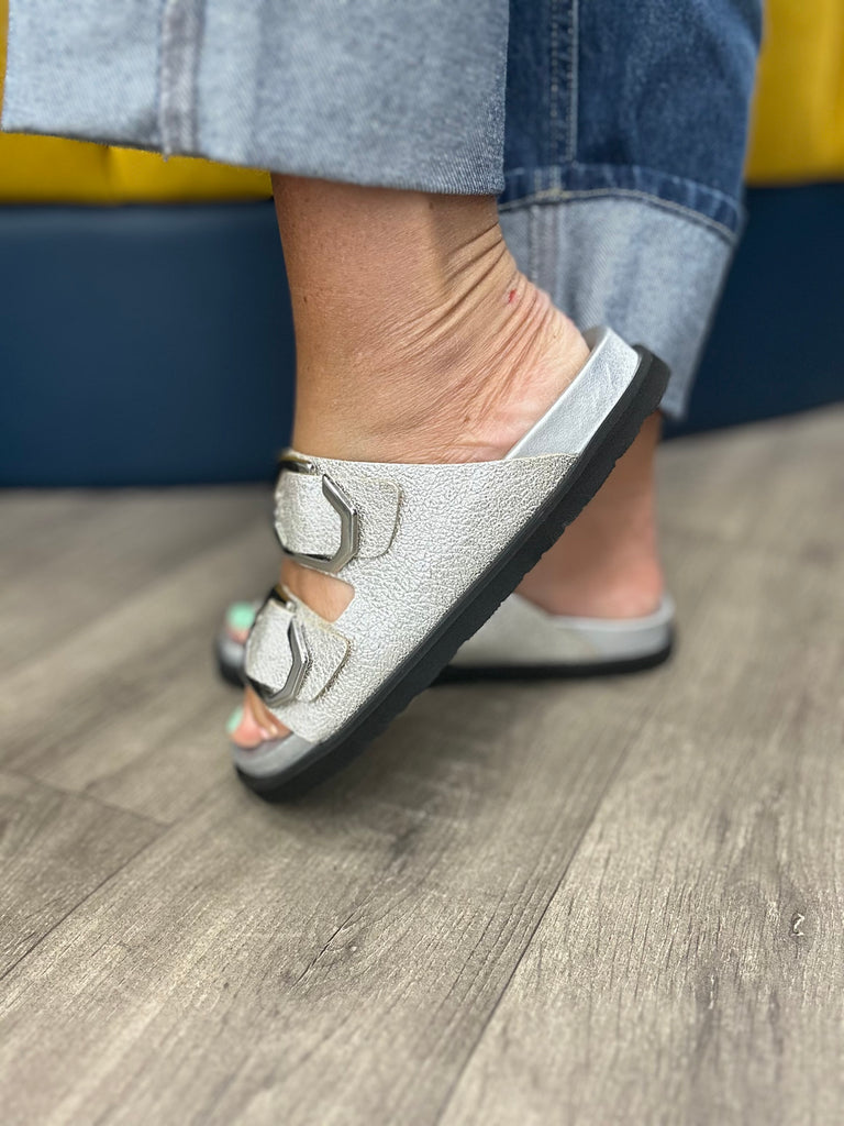 Geniuns Silver Sliders