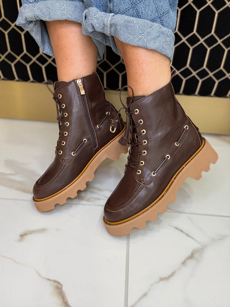 Repo Chocolate Brown Leather Boot