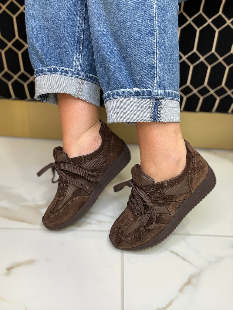 Yokono Chocolate Brown Trainer