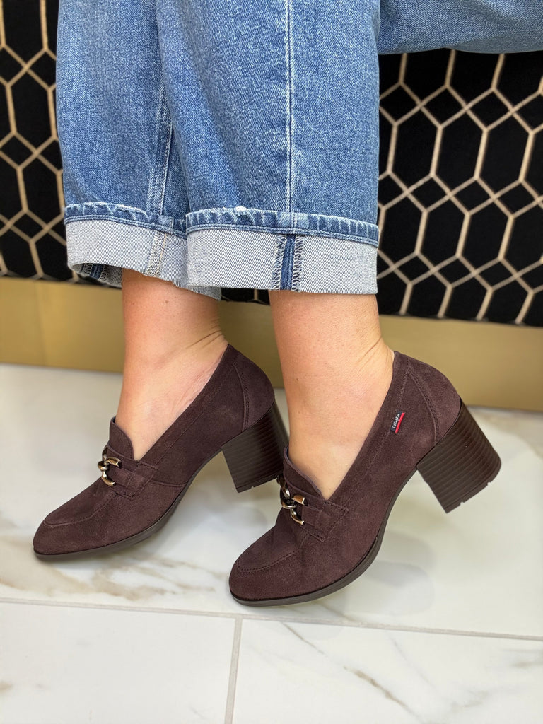 CallagHan Burgundy Shoe
