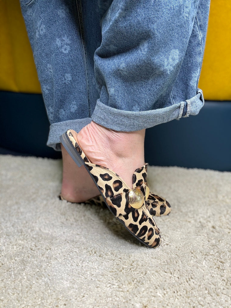 Babouche Leo Mule