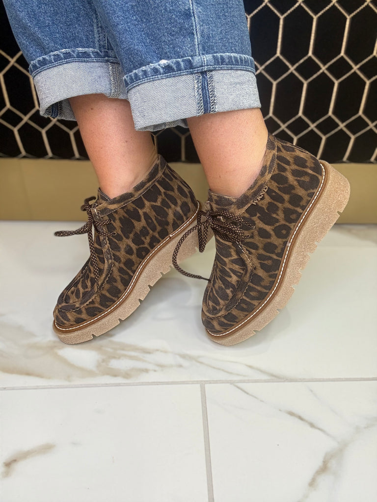 Weekend Leopard Ankle Boots