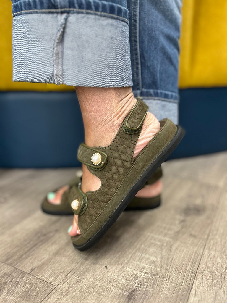 Copenhagen Army Green Sandal