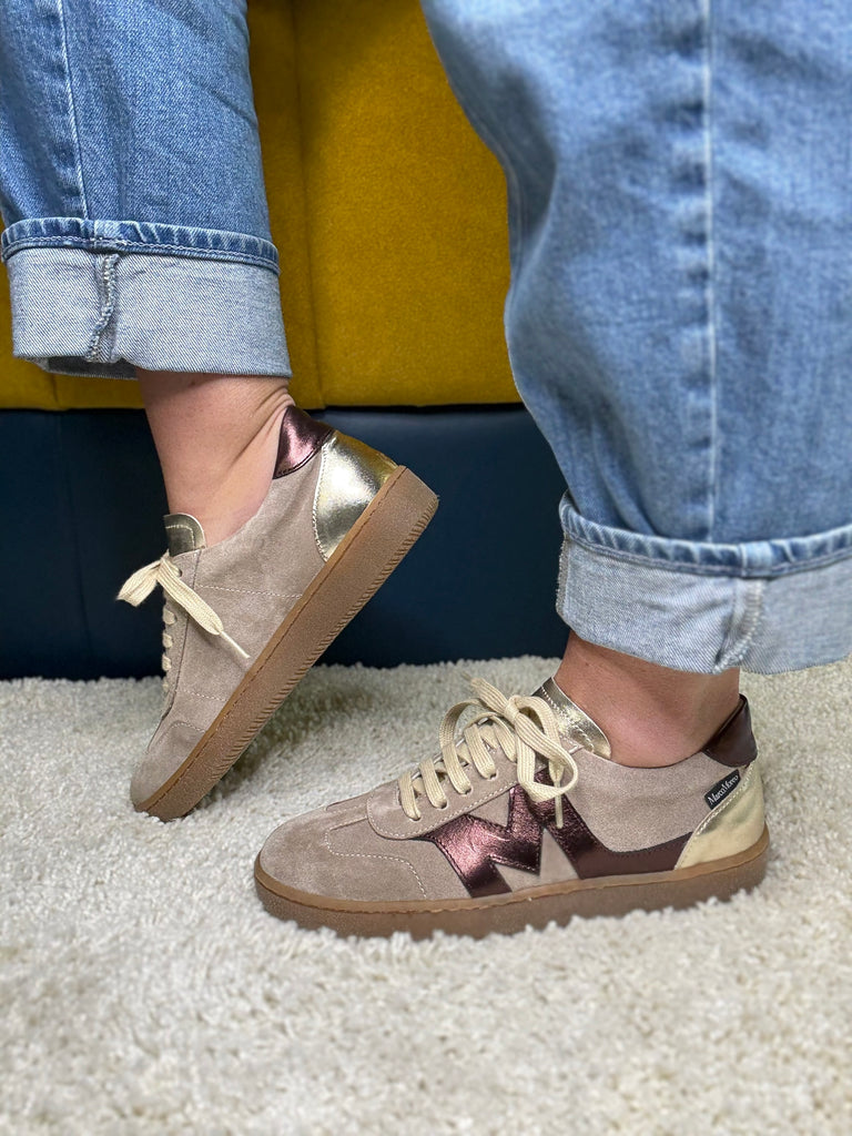 Marco Moreo Burgundy Gum Sole Trainer