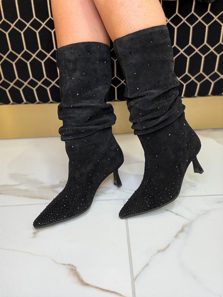 Pedro Anton Black Suede Boot