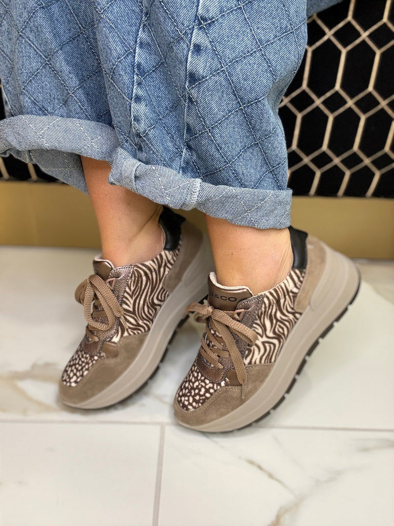 Igi&Co 5144 Taupe Trainer