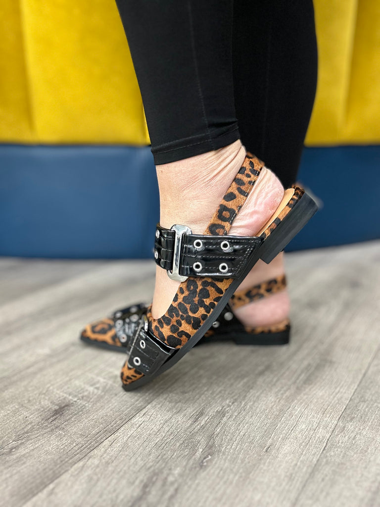 Steve madden leopard print sandals online