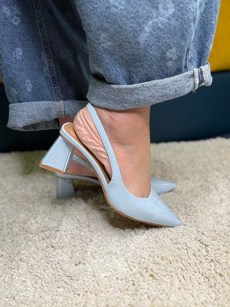 Bianco Sky Blue Shoe