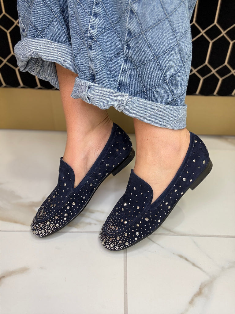 Bibi Lou Navy Loafers