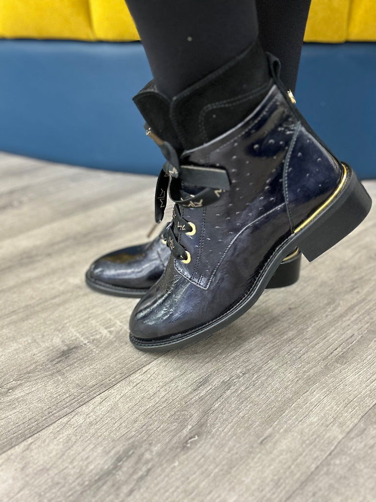 MLV Rafaela Blue/Black Boot